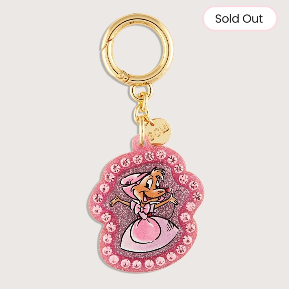 🚫SOLD🚫 NWOT Stoney Clover Lane x Disney Perla Mouse Bag Charm - Cinderella